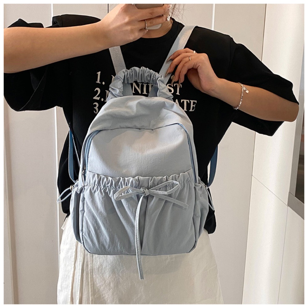 กระเป๋าเป้สะพายหลังผู้หญิงสไตล - Canvas Backpack Casual บทวิจารณ์และราคา