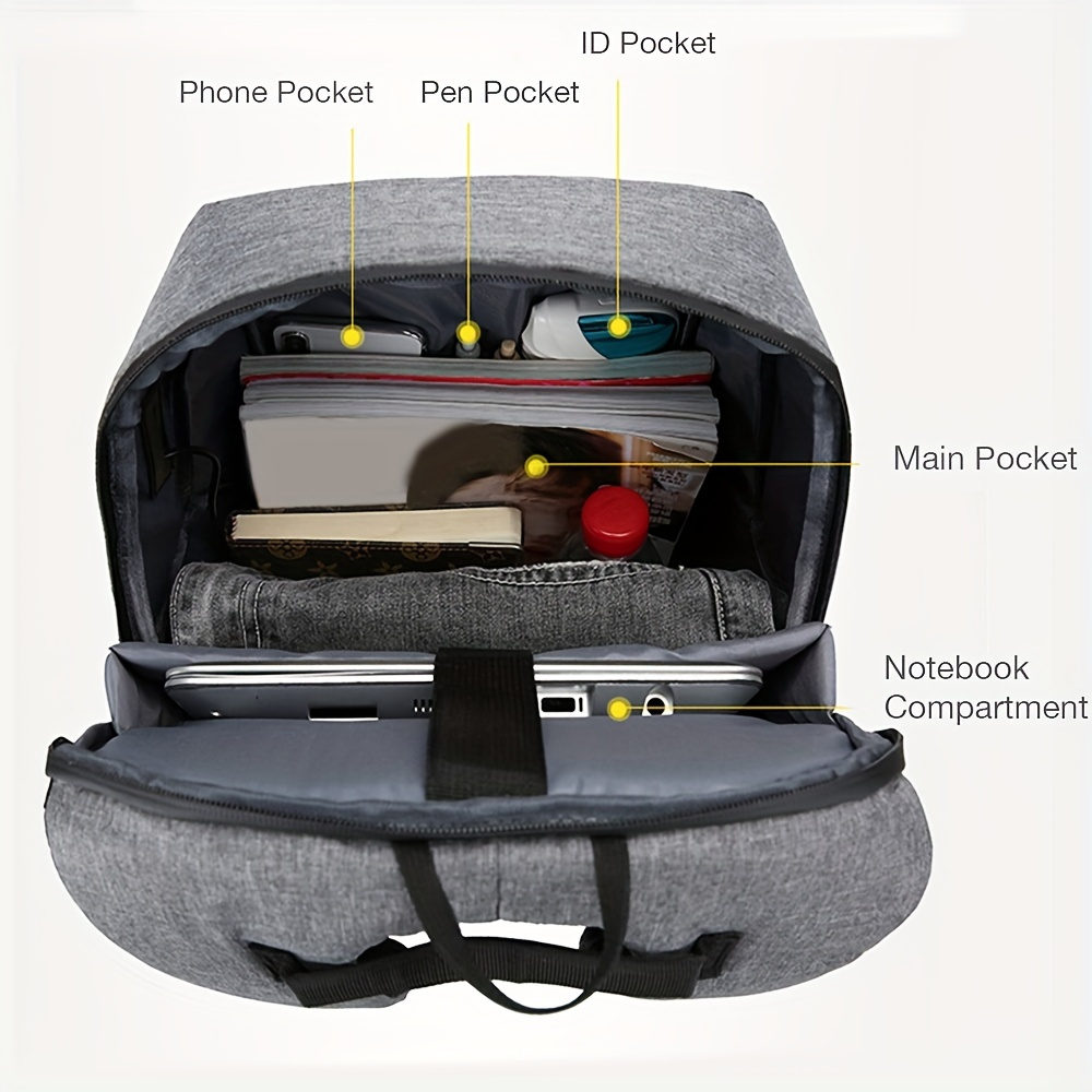กระเป๋าเป้สะพายหลังแล็ปท็อปธุร - Laptop Backpack 15.6 บทวิจารณ์และราคา