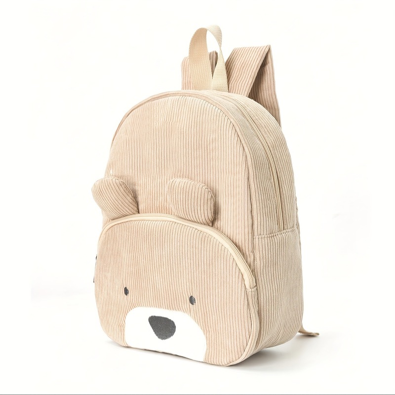 กระเป๋าเป้ผ้าลูกฟูกหมีน่ารักสำ - Canvas Backpack Casual บทวิจารณ์และราคา
