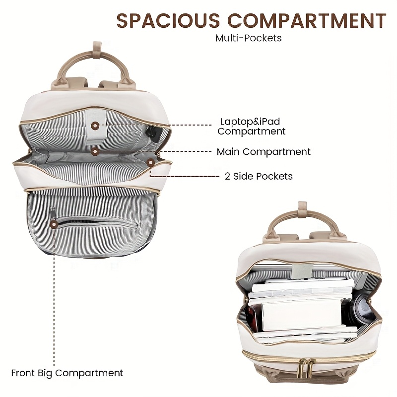 กระเป๋าเป้สะพายหลังผู้หญิงหลาก - Canvas Backpack Casual บทวิจารณ์และราคา