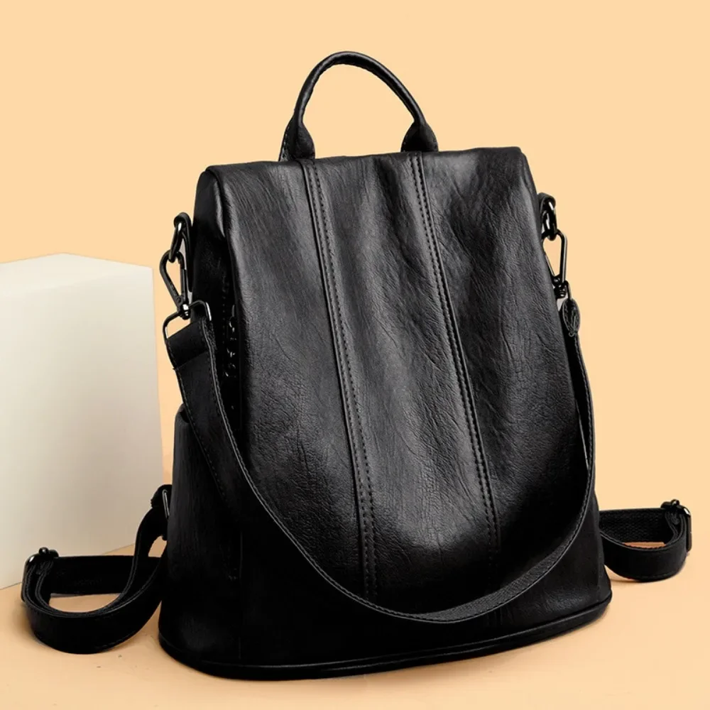 ใหม่กระเป๋าเป้สะพายหลังแล็ปท็อ - Leather Backpack Vintage บทวิจารณ์และราคา